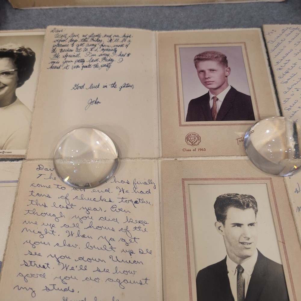 VTG Westfield High School 1963 Portrait Lot & 1950s Class Photo Massachusetts - Picture 3 of 11